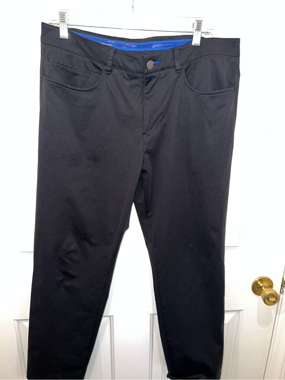 Men's Black Chino Pants - Slim Comfort Fit